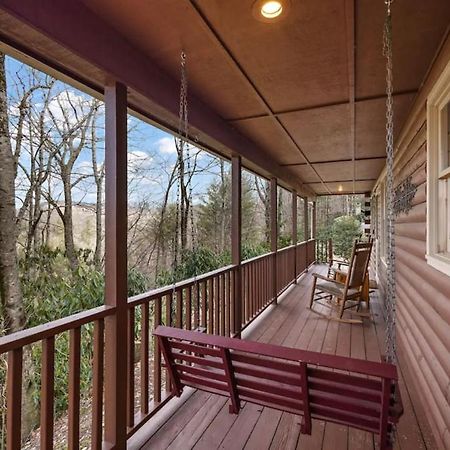 Log Cabin On Peaceful River Blowing Rock Exterior foto